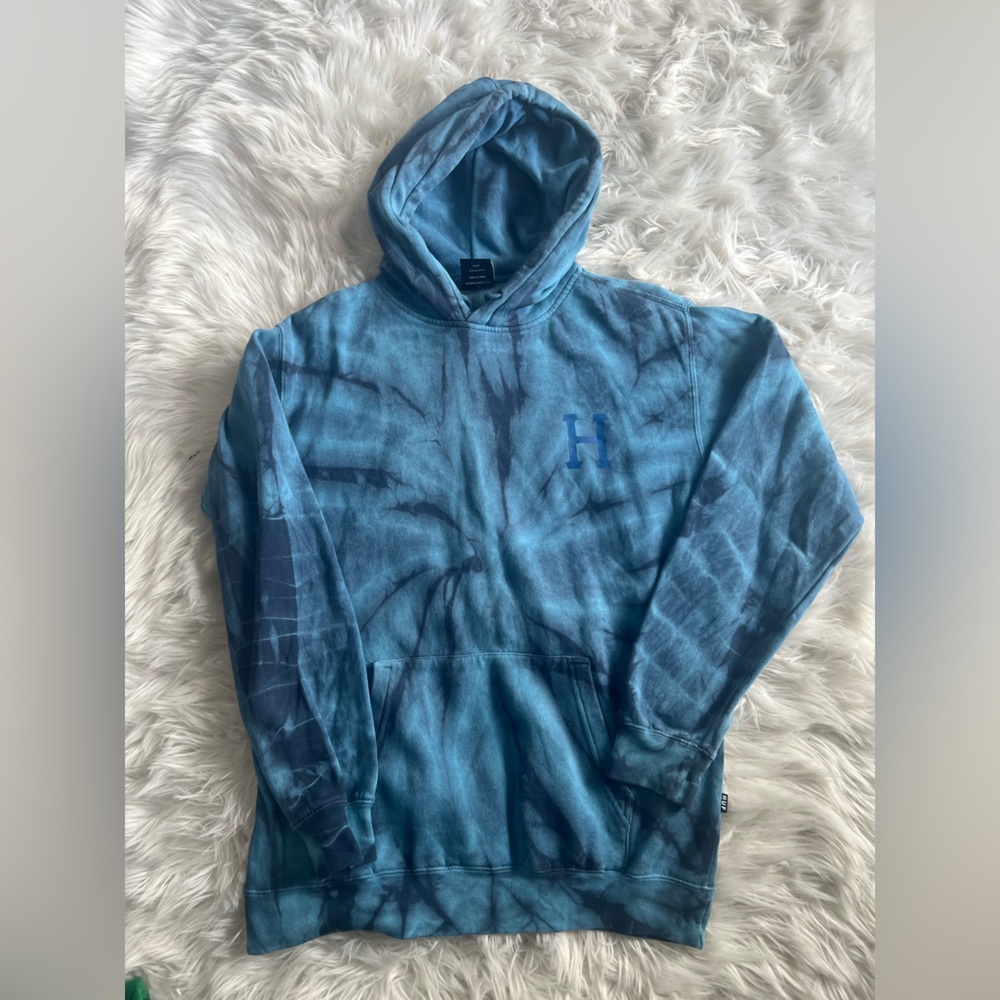 HUF Blue Tye Dye Hoodie